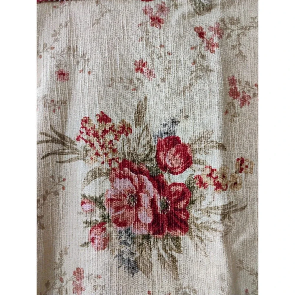 Waverly Norfolk Rose Standard Pillowcase Sham Country Farmhouse Shabby Chic